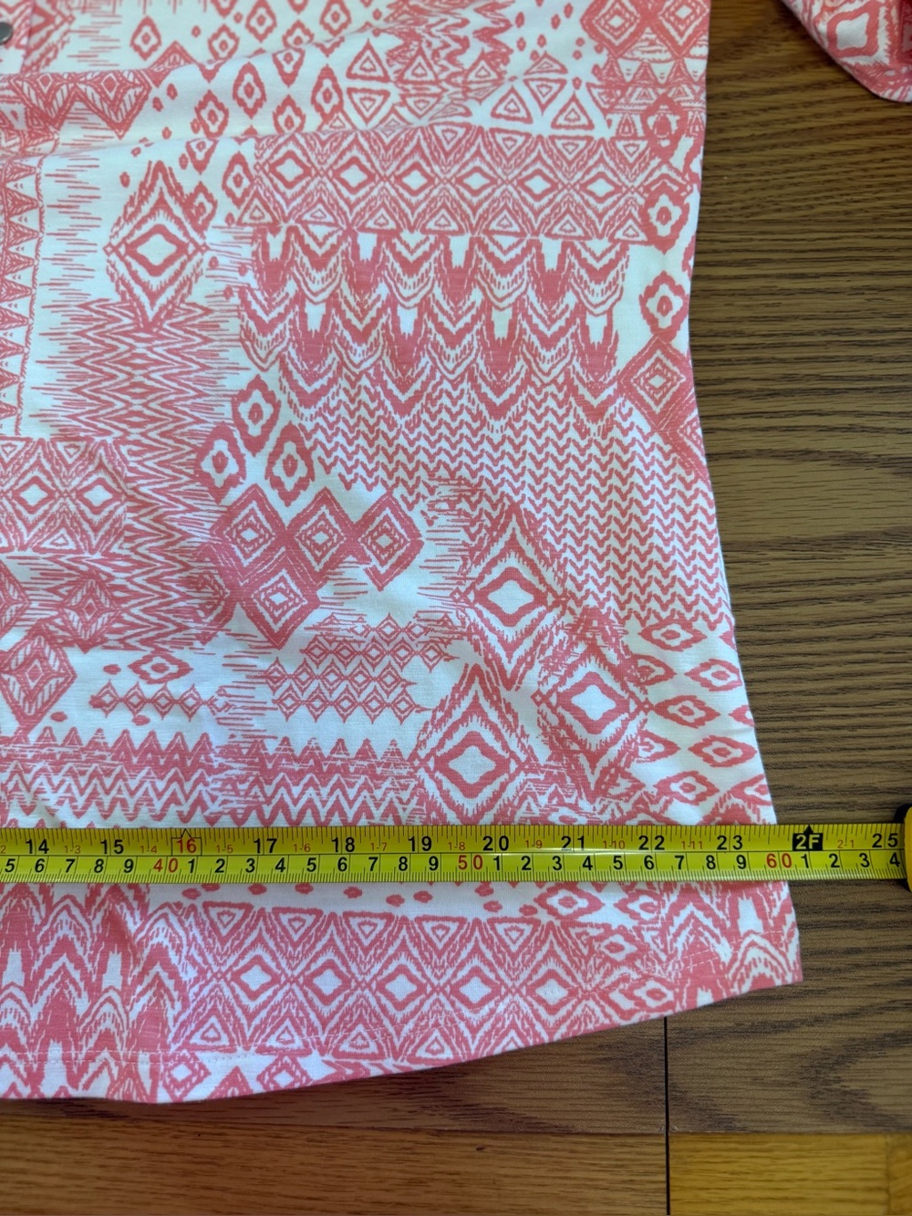 D&Co Henley NWOT Knit Tunic with Y Neck, Soft & Stretchy - Baby Pink - Picture 6 of 12
